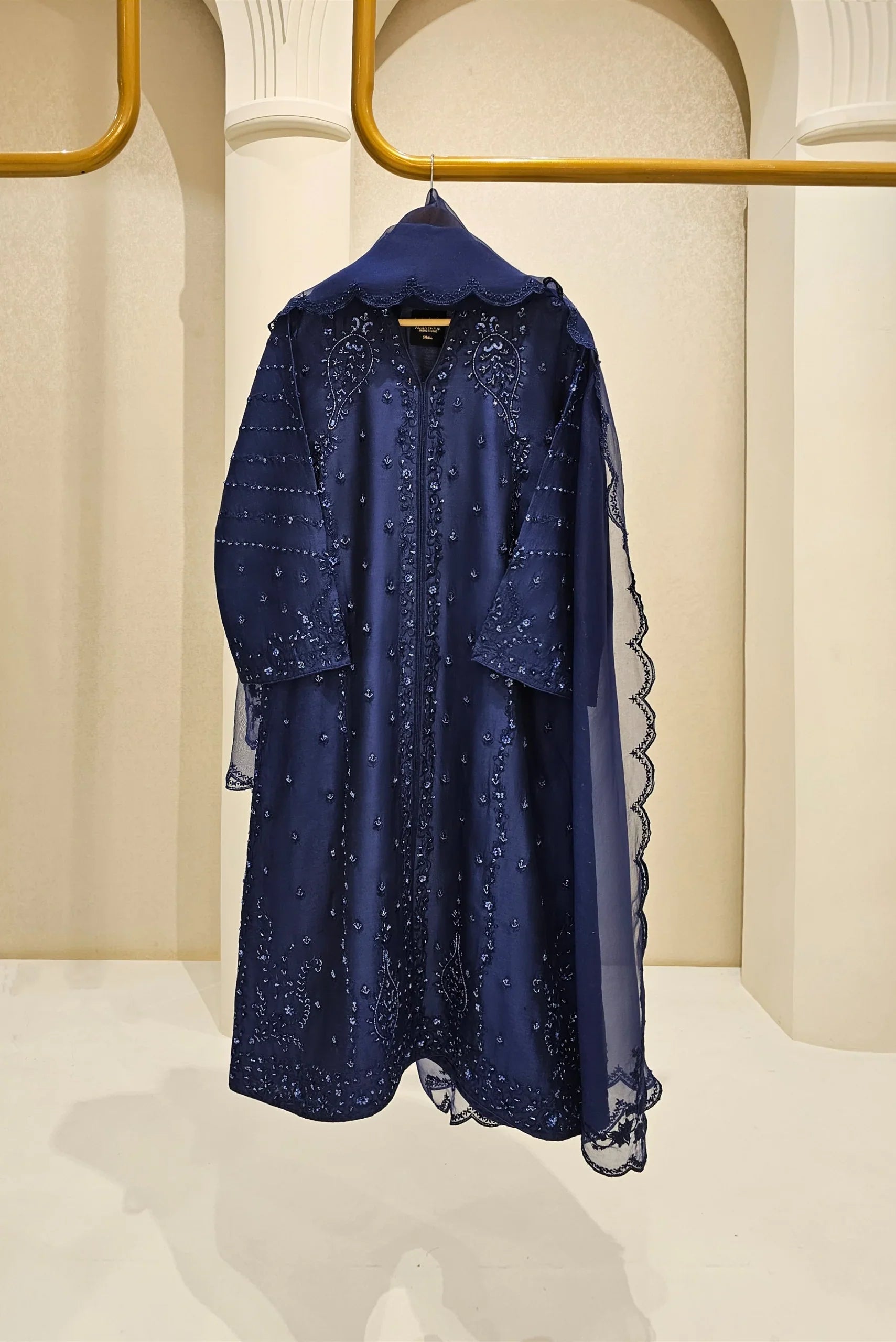 Women Collection — Everly navy silk suit